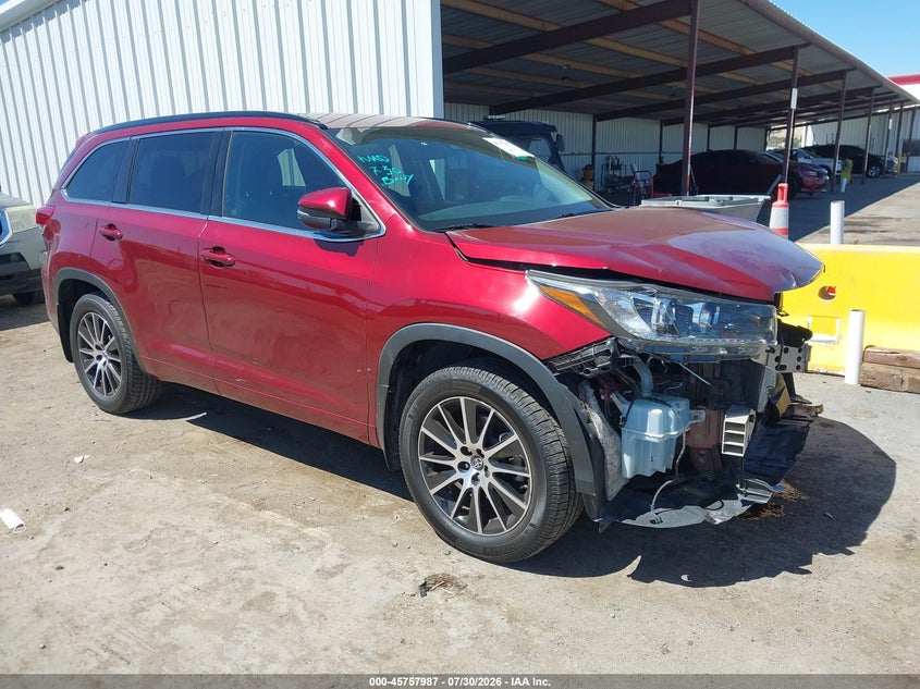 Vin: 5tdjzrfh4hs483044, lot: 46256709, toyota highlander se 2017 img_1