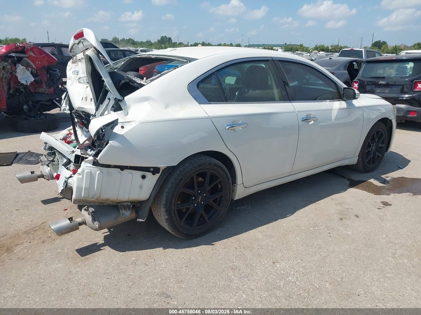 Vin: 1n4aa5ap4cc869168, lot: 46256768, nissan maxima 3.5 sv 20124
