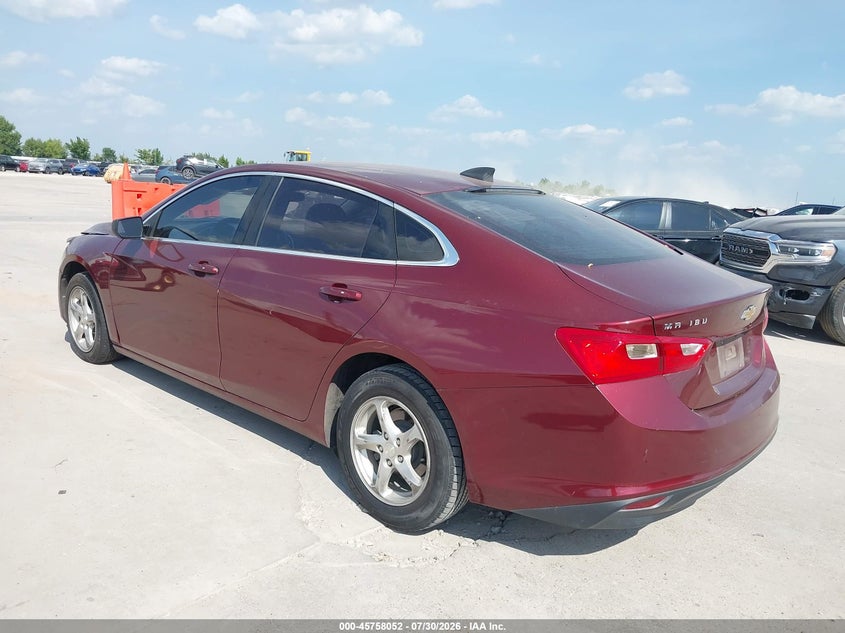 Vin: 1g1zb5st8gf261849, lot: 46256774, chevrolet malibu ls 20163
