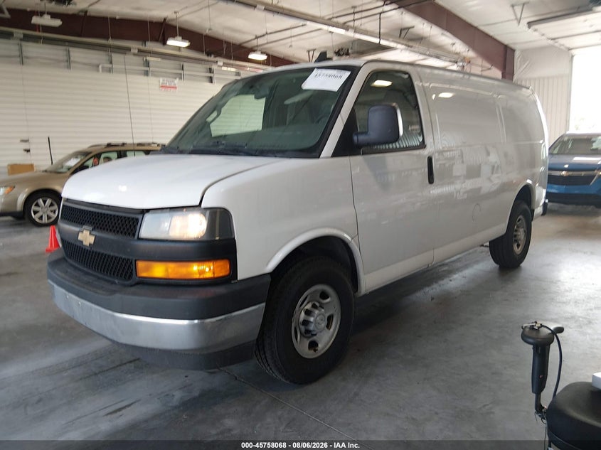 Vin: 1gcwgafp5k1193940, lot: 46256793, chevrolet express 2500 work van 20192