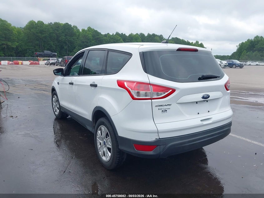 Vin: 1fmcu0f75fua45888, lot: 46256804, ford escape s 20153