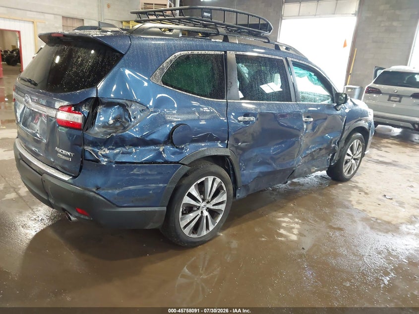 Vin: 4s4wmard8k3481686, lot: 46256813, subaru ascent touring 20194
