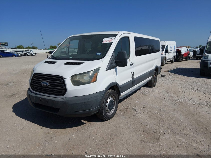 Vin: 1fbzx2zm9fka98130, lot: 46256832, ford transit-350 xl 20152