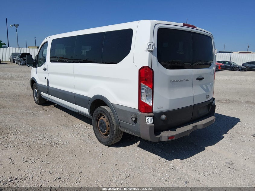 Vin: 1fbzx2zm9fka98130, lot: 46256832, ford transit-350 xl 20153