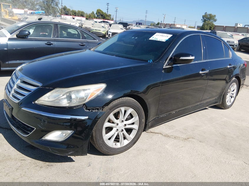 Vin: kmhgc4dd3du237554, lot: 46256840, hyundai genesis 3.8 20132