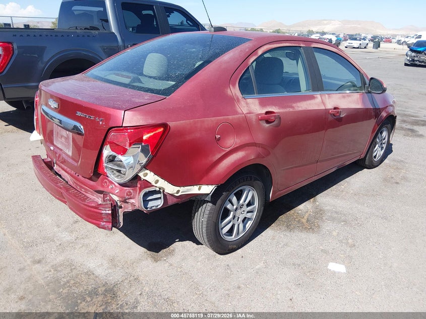 Vin: 1g1jc5shxf4161557, lot: 46256841, chevrolet sonic lt auto 20154