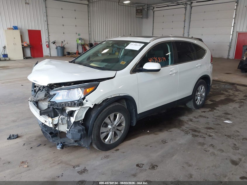 2014 Honda CR-V, Удар спереду, IAAI, VIN 5J6RM4H79EL106144 — фото 2