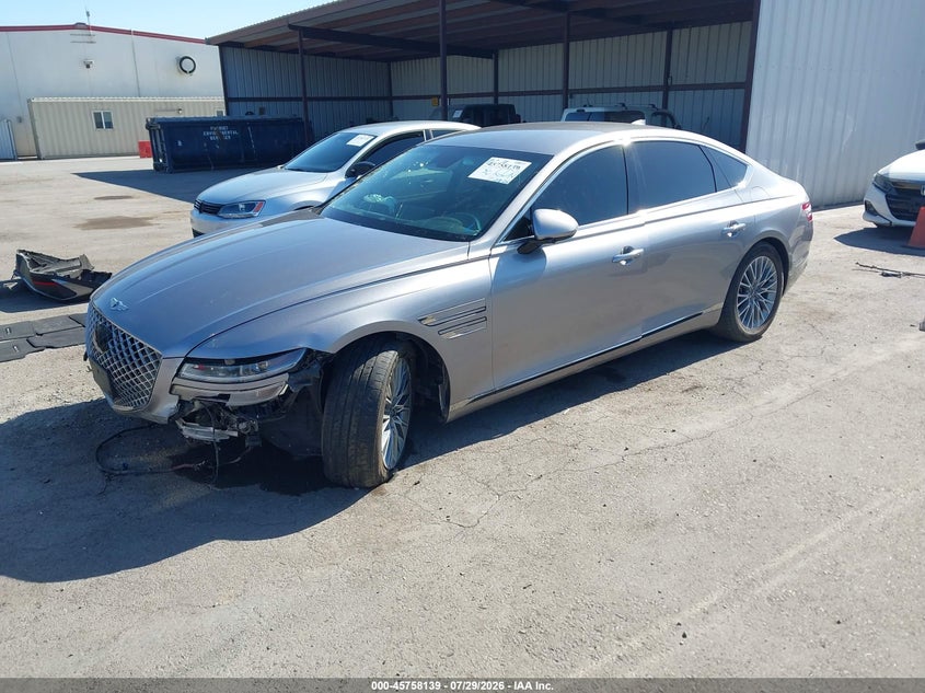 Vin: kmtgb4sc6ru240779, lot: 46256861, genesis g80 2.5t awd 20242