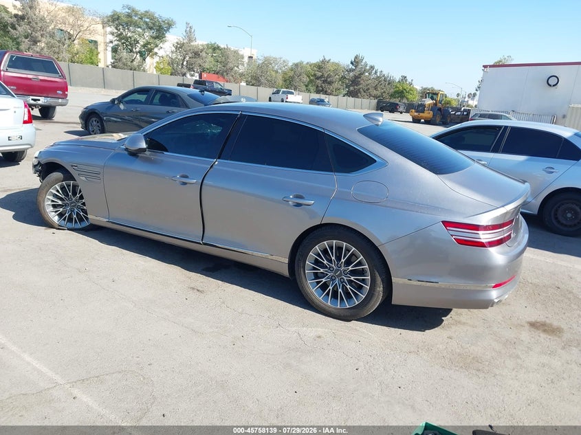 Vin: kmtgb4sc6ru240779, lot: 46256861, genesis g80 2.5t awd 20243