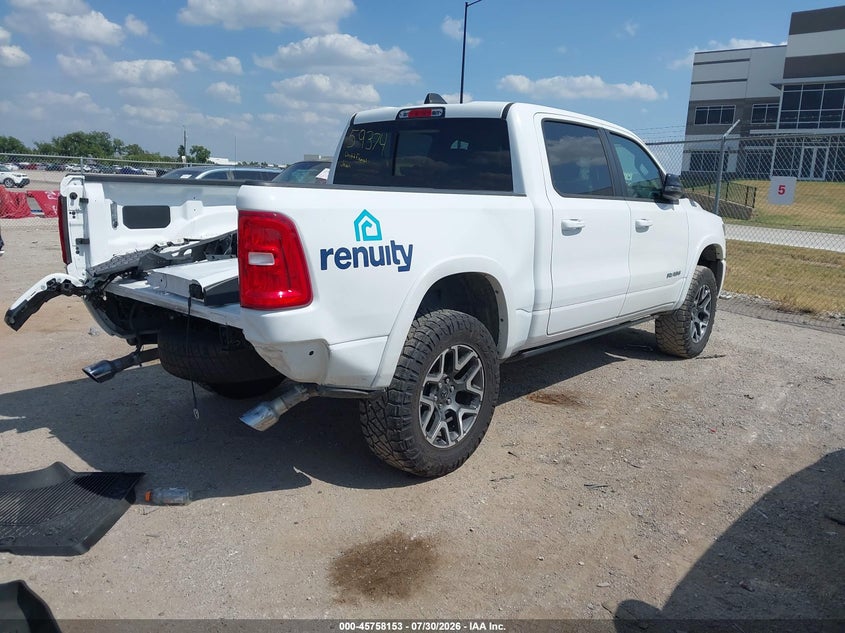 Vin: 1c6srfjp2sn639832, lot: 46256875, ram 1500 laramie  4x4 5'7 box 20254