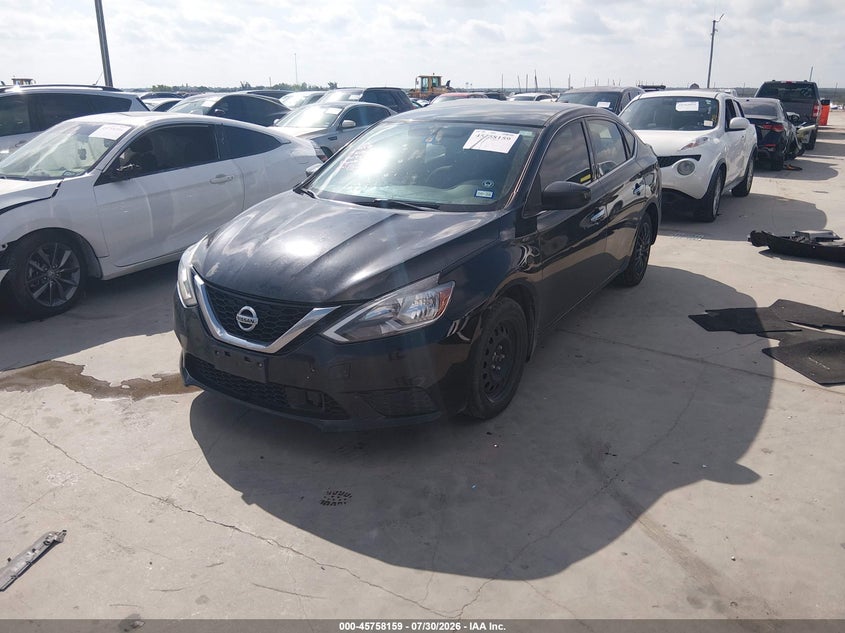 Vin: 3n1ab7ap8jy333270, lot: 46256881, nissan sentra s 20182