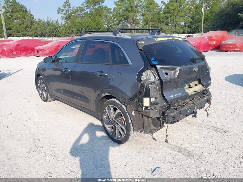 Vin: kndce3lc0h5076421, lot: 46256935, kia niro touring 20173
