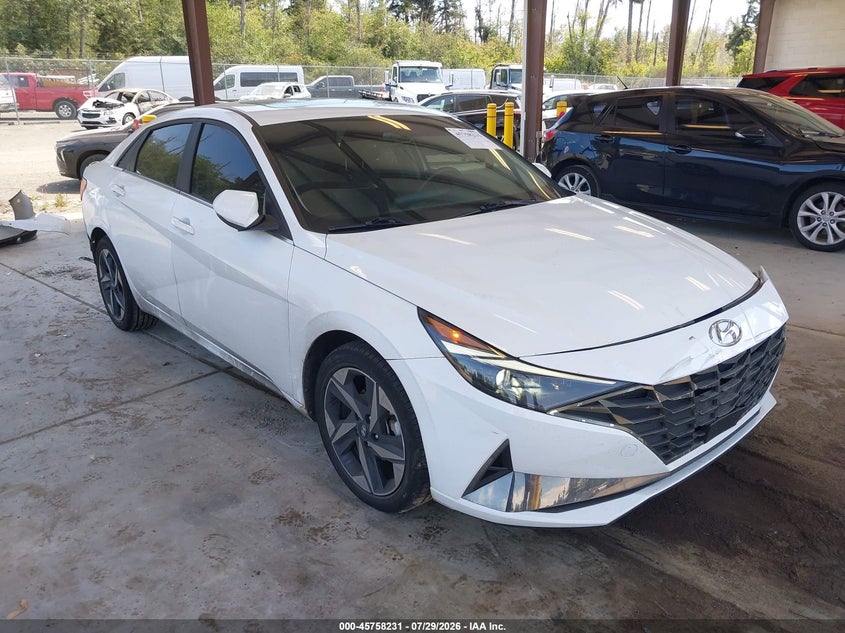 2023 HYUNDAI ELANTRA HYBRID auction photo 1