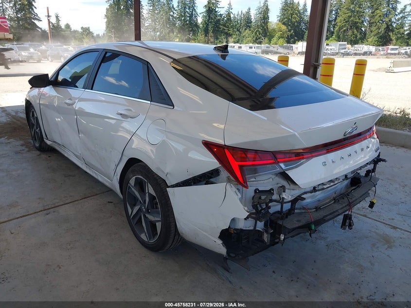2023 HYUNDAI ELANTRA HYBRID auction photo 3
