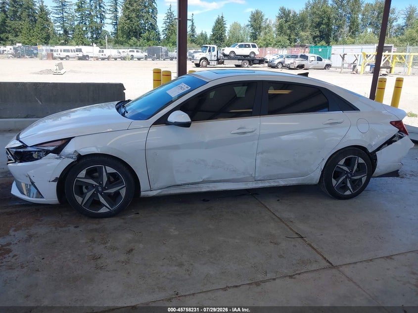 2023 HYUNDAI ELANTRA HYBRID auction photo 6