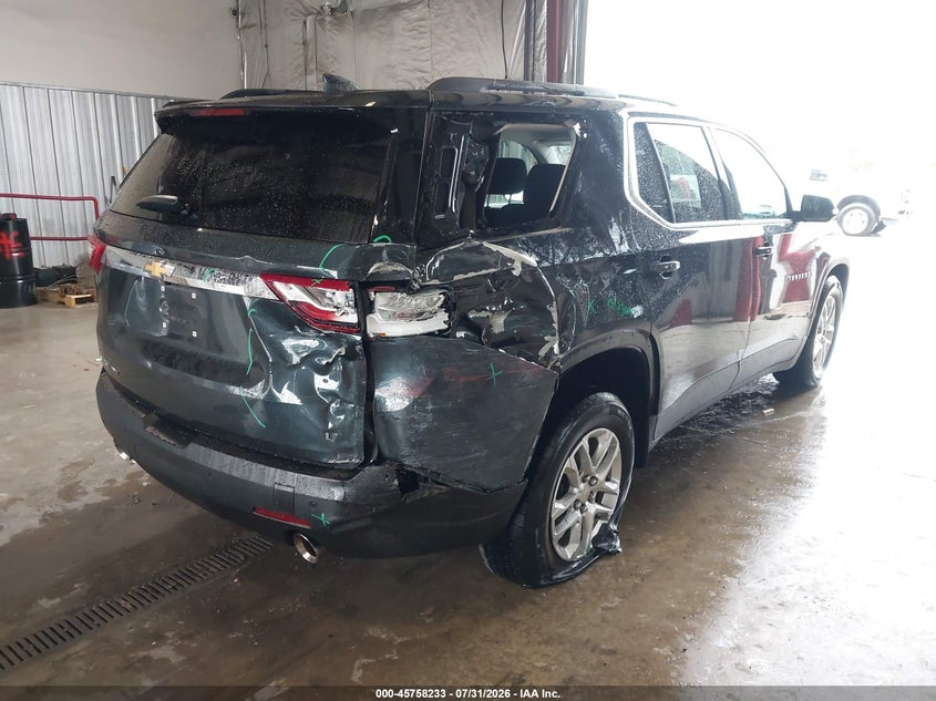Vin: 1gnevgkw6mj149084, lot: 46256955, chevrolet traverse awd lt cloth 20214