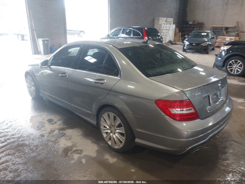 Vin: wddgf8ab0dr283437, lot: 46256977, mercedes-benz c 300 sport 4matic 20133