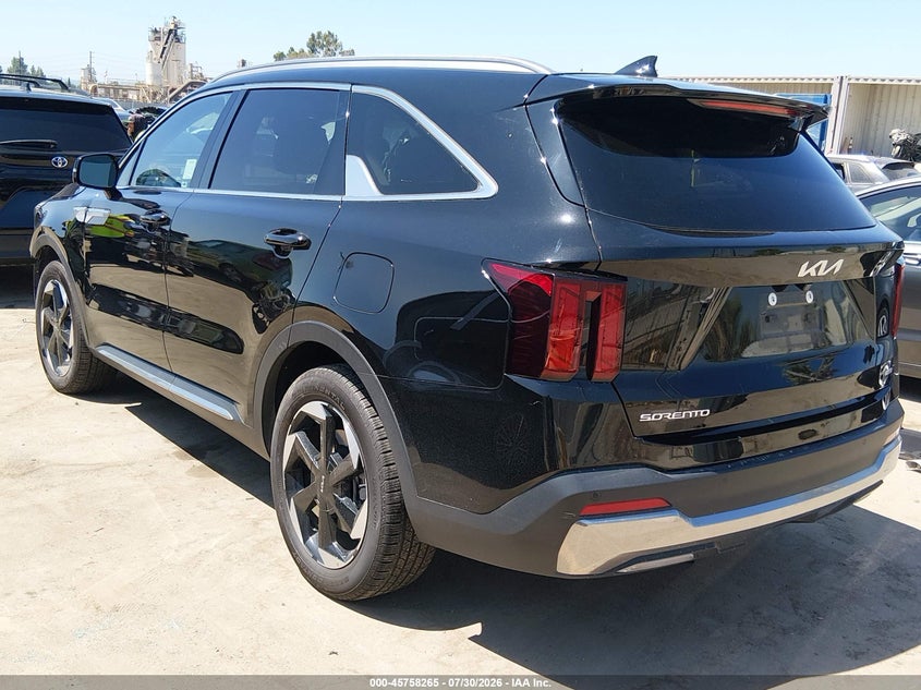 Vin: kndrhdjg6s5343016, lot: 46256987, kia sorento hybrid ex 20253