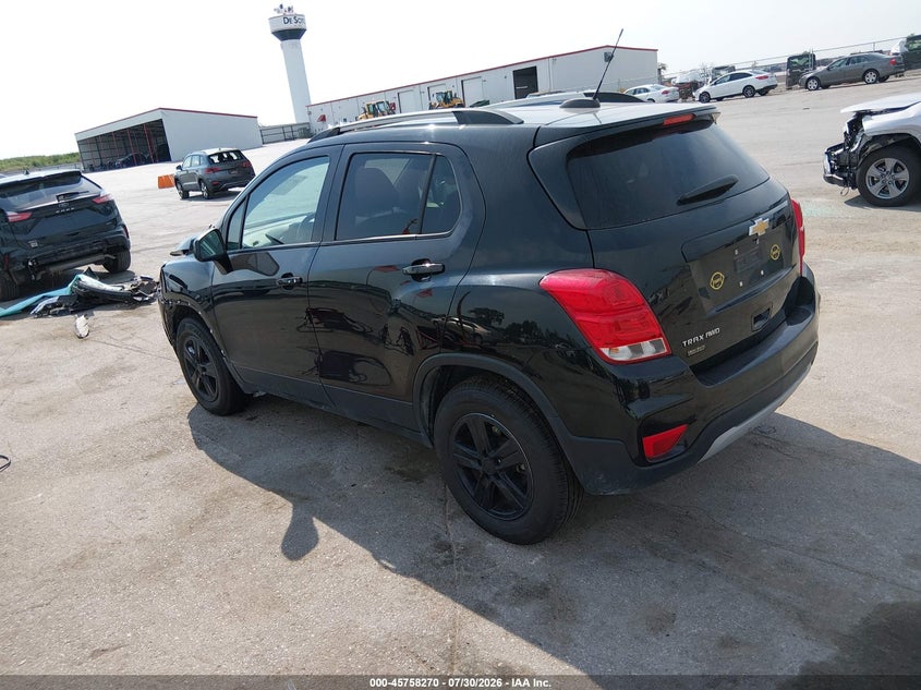 Vin: kl7cjpsb3mb347539, lot: 46256992, chevrolet trax awd lt 20213
