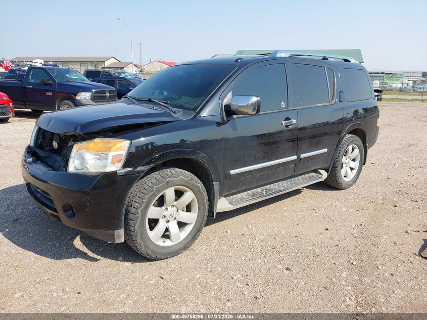Vin: 5n1ba0nc8cn602933, lot: 46257017, nissan armada sl 20122
