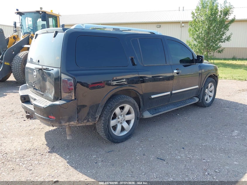 Vin: 5n1ba0nc8cn602933, lot: 46257017, nissan armada sl 20124