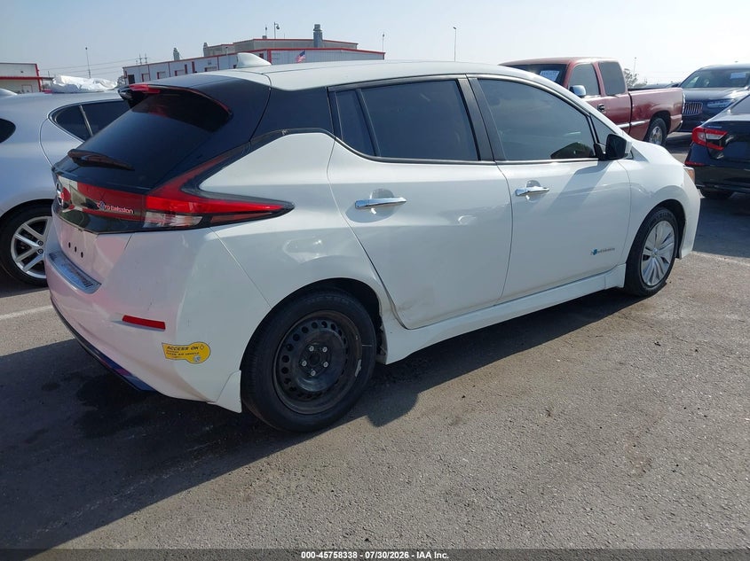 Vin: 1n4az1cp3kc303337, lot: 46257060, nissan leaf s 20194