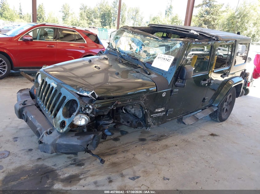 Vin: 1j4ba5h19bl518474, lot: 46257064, jeep wrangler unlimited sahara 20112