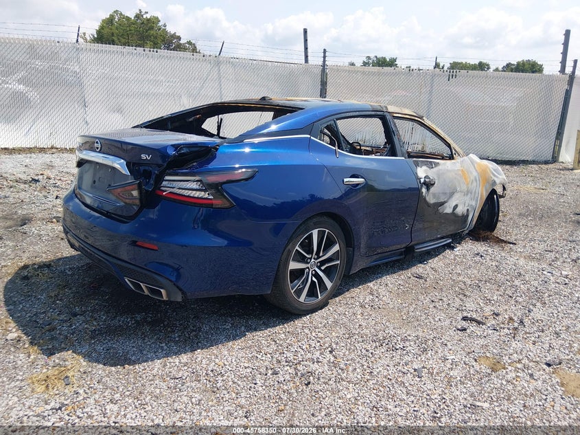 Vin: 1n4aa6cv2mc512445, lot: 46257072, nissan maxima sv xtronic cvt 20214