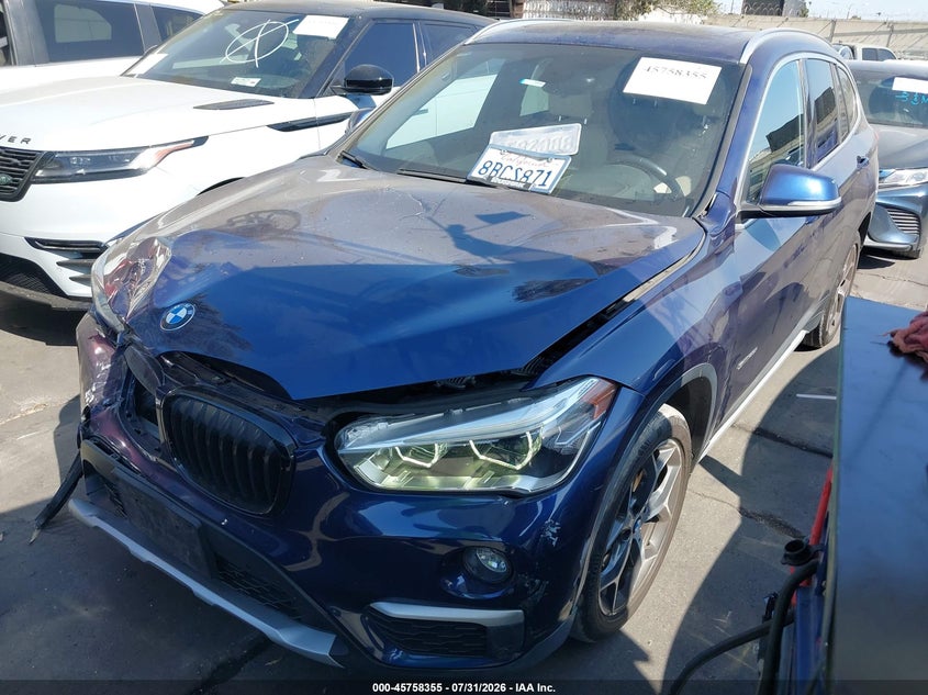 Vin: wbxhu7c34j5h42711, lot: 46257077, bmw x1 sdrive28i 20182