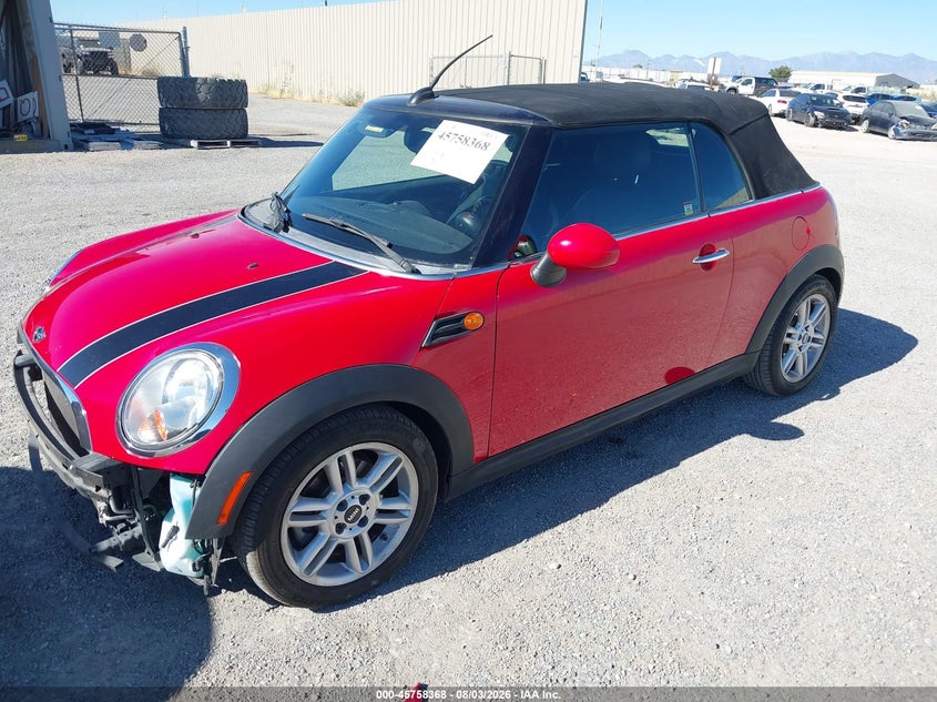 2014 MINI CONVERTIBLE auction photo 2