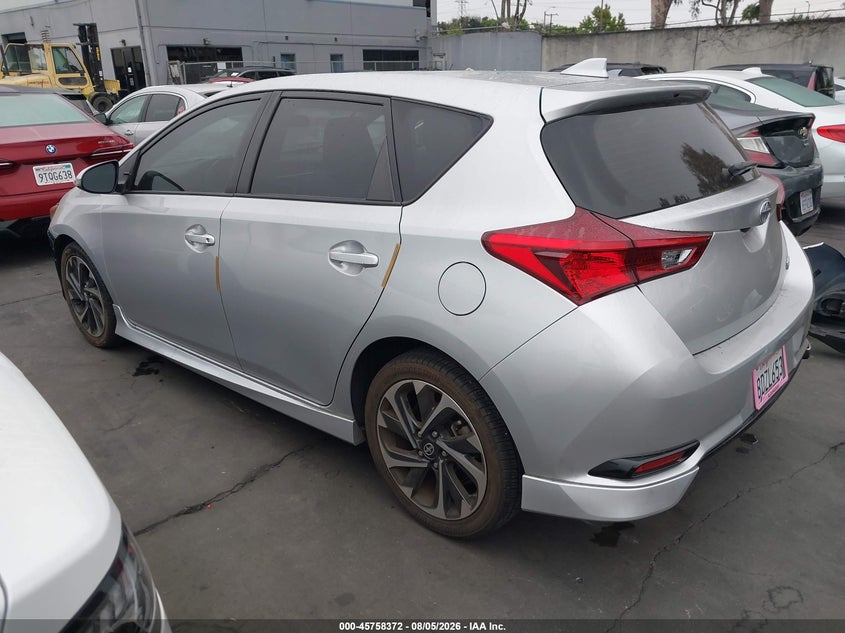 Vin: jtnkarje4gj518472, lot: 46257094, scion im 20163