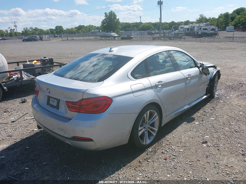 Vin: wba4j5c5xkbm65912, lot: 46257099, bmw 440i gran coupe 20194