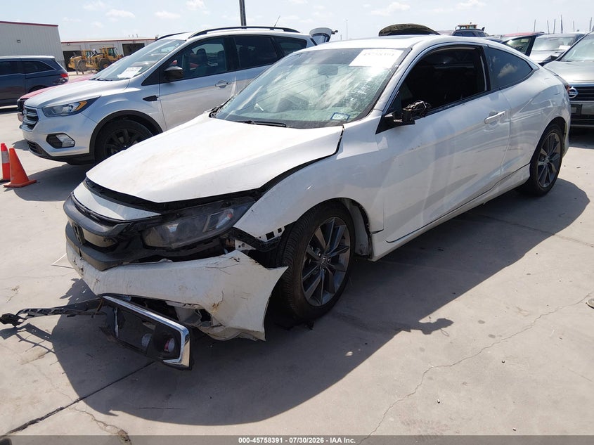 2019 Honda Civic, Front End, IAAI, VIN 2HGFC3B3XKH353064 — photo 2