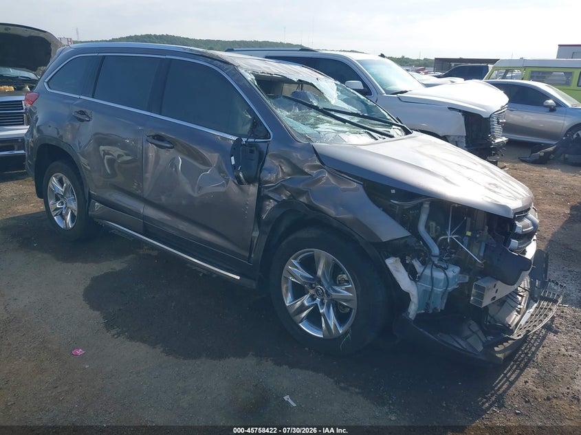 Vin: 5tdyzrfh7ks350042, lot: 46257144, toyota highlander limited 2019 img_1