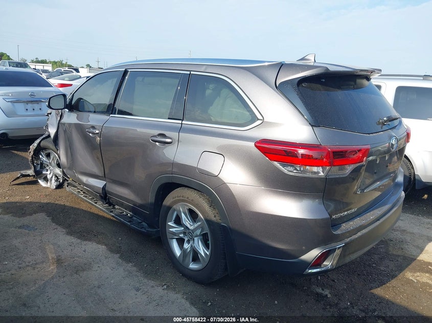 Vin: 5tdyzrfh7ks350042, lot: 46257144, toyota highlander limited 20193