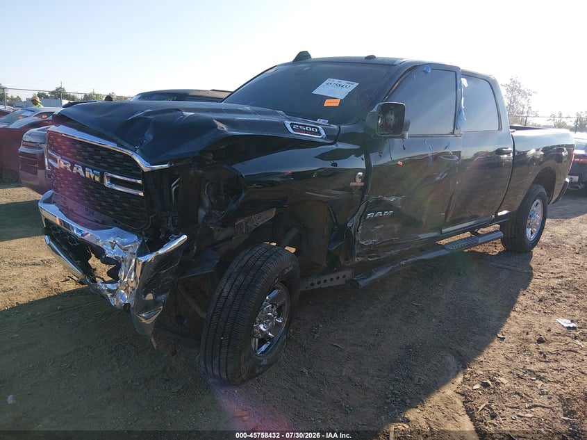 Vin: 3c6ur5dl4ng328119, lot: 46257154, ram 2500 big horn  4x4 6'4 box 20222