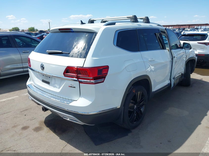 Vin: 1v2nr2ca5jc595177, lot: 46257160, volkswagen atlas 3.6l v6 sel premium 20184
