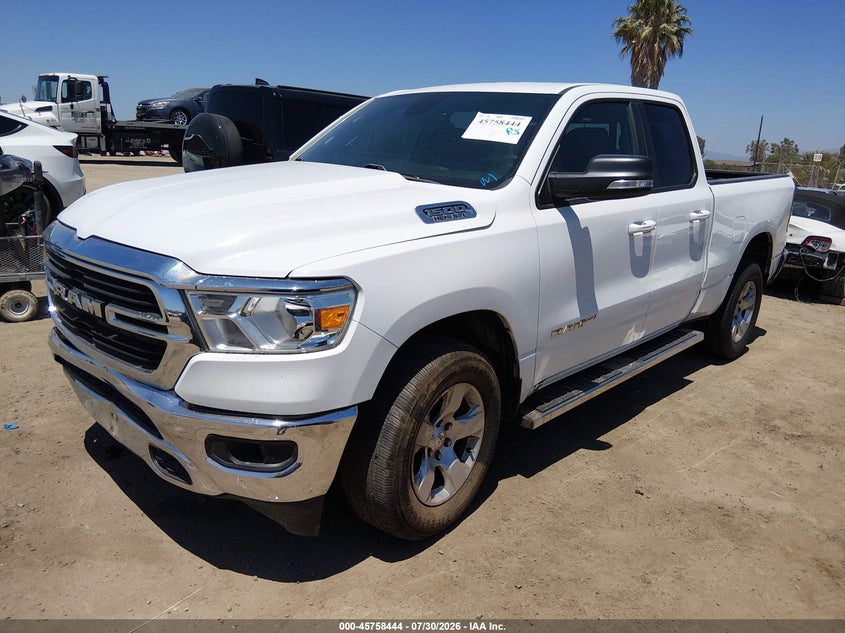 Vin: 1c6rrebt2mn801997, lot: 46257166, ram 1500 big horn/lone star 20212