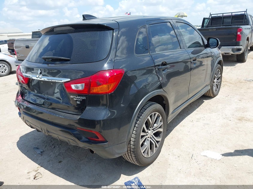 Vin: ja4ar3awxju013566, lot: 46257184, mitsubishi outlander sport 2.4 se 20184