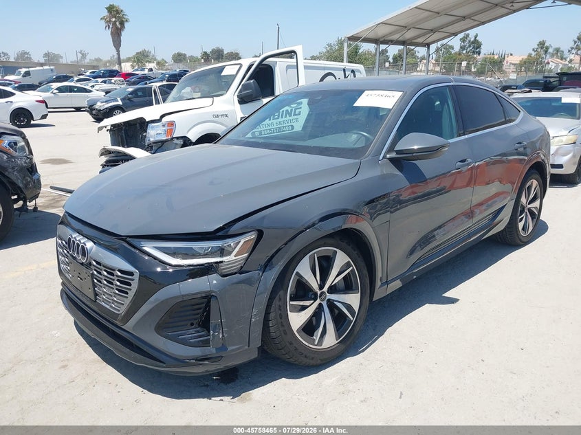Vin: wa1baage9rb063607, lot: 46257187, audi q8 e-tron s line premium quattro 20242