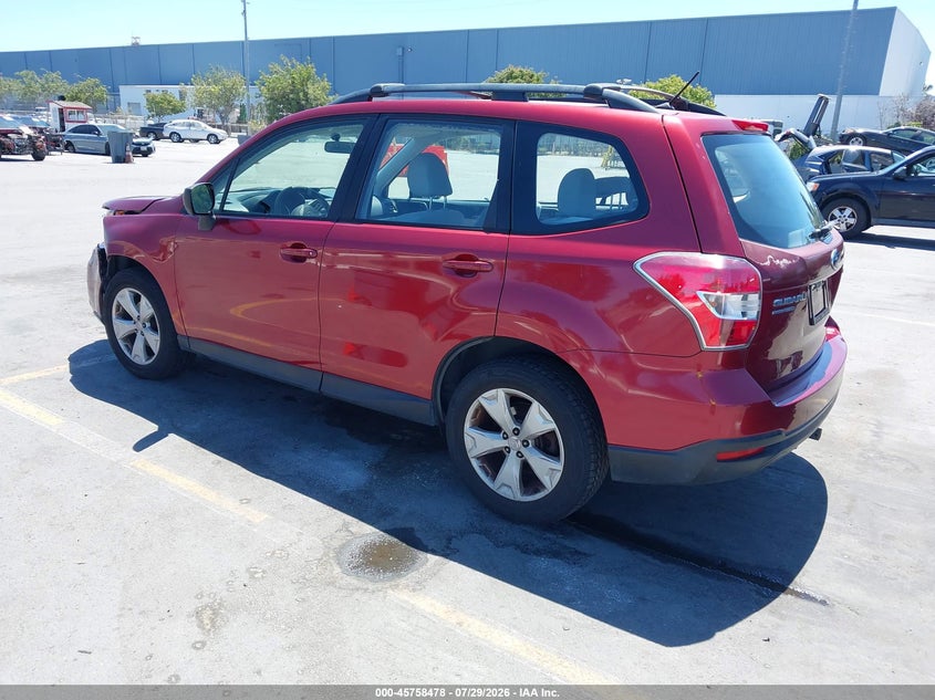 Vin: jf2sjabc5fh841780, lot: 46257200, subaru forester 2.5i 20153