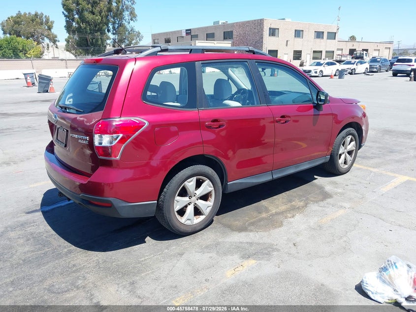 Vin: jf2sjabc5fh841780, lot: 46257200, subaru forester 2.5i 20154