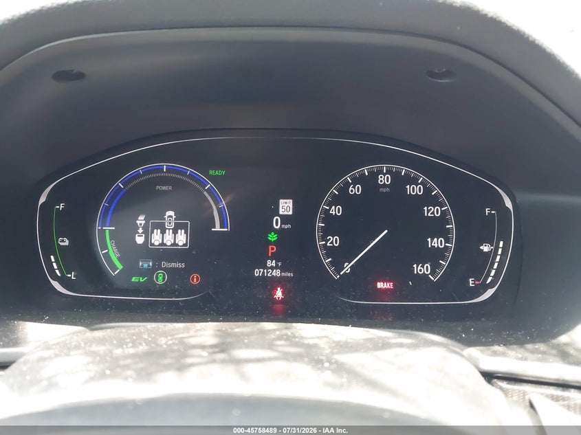 2022 HONDA ACCORD HYBRID auction photo 7