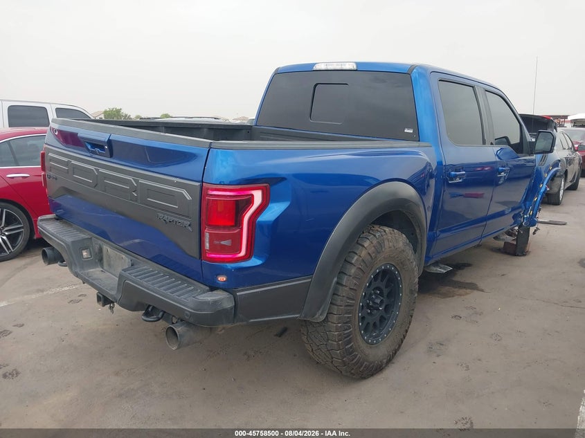 Vin: 1ftfw1rg5hfc59977, lot: 46257222, ford f-150 raptor 20174