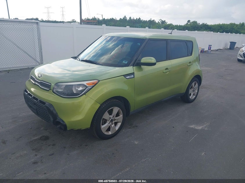 Vin: kndjn2a25j7902086, lot: 46257225, kia soul 20182