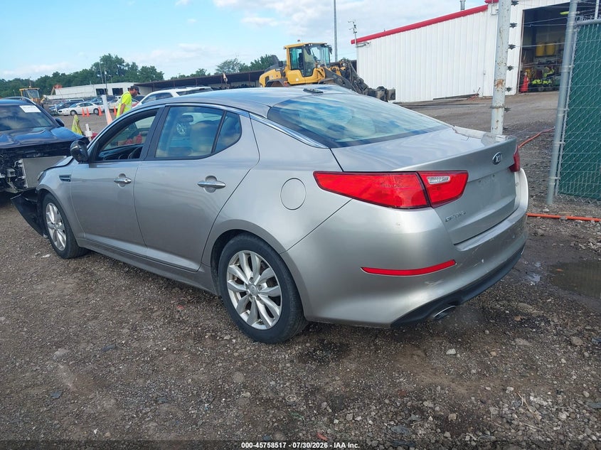 Vin: 5xxgm4a73eg345762, lot: 46257239, kia optima lx 20143
