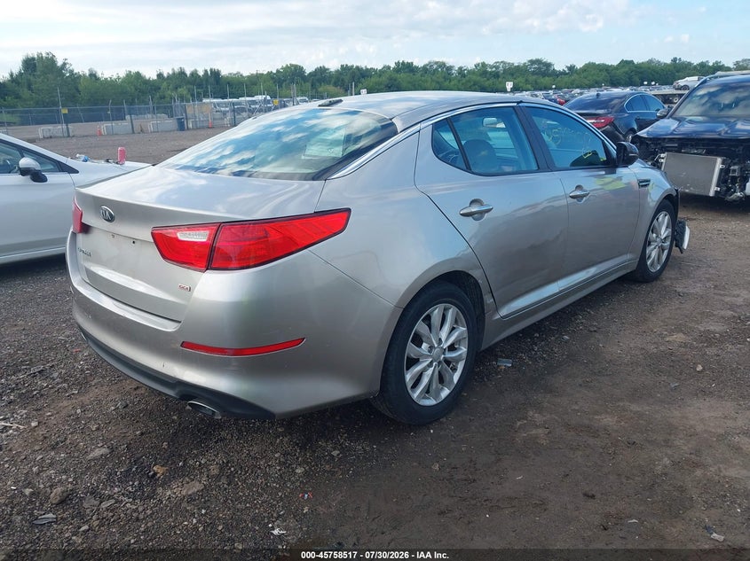 Vin: 5xxgm4a73eg345762, lot: 46257239, kia optima lx 20144