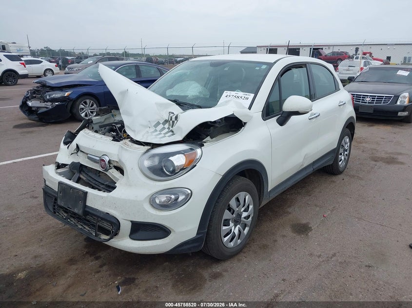 2016 Fiat 500X, Удар спереди, IAAI, VIN ZFBCFXAW5GP360215 — фото 2