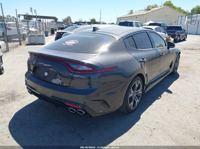 Vin: knae15laxm6098250, lot: 46257261, kia stinger gt-line 20214