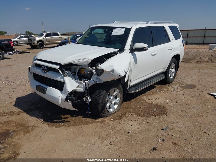 Vin: jtebu5jr7j5500647, lot: 46257266, toyota 4runner sr5 premium 20182